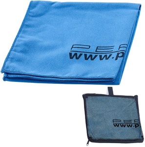 Pearl, Pearl Extra saugfähiges Mikrofaser-Handtuch, 80 x 40 cm, blau, Extra saugfähiges Mikrofaser-Handtuch, 80 x 40 cm, blau