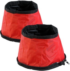 Pearl, Pearl 2er-Set Ultrakompakt faltbarer Reise-Hundenapf für unterwegs, 19x12 cm, 2er-Set Ultrakompakt faltbarer Reise-Hundenapf für unterwegs, 19x12 cm