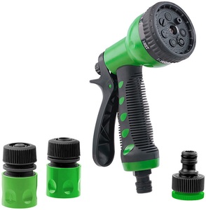 Royal Gardineer, Royal Gardineer Gartenschlauch-Brausen-Set mit 9 Strahl-Einstellungen und 3 Adaptern, Gartenschlauch-Brausen-Set mit 9 Strahl-Einstellungen und 3 Adaptern