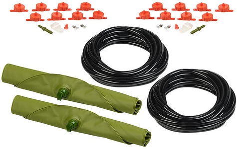 Royal Gardineer, Royal Gardineer 2er-Set Pflanzen-Bewässerungssystem mit 8 einstellbaren Tropfern, 11 l, 2er-Set Pflanzen-Bewässerungssystem mit 8 einstellbaren Tropfern, 11 l