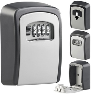 Xcase, Xcase Mini-Schlüssel-Safe zur Wandmontage, 1-mm-Aluminium, Zahlenschloss, Mini-Schlüssel-Safe zur Wandmontage, 1-mm-Aluminium, Zahlenschloss