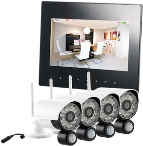 VisorTech, VisorTech Digitales Überwachungssystem DSC-720.mc mit 4 HD-Kameras, IP, Digitales Überwachungssystem DSC-720.mc mit 4 HD-Kameras, IP