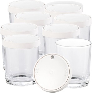 Pearl, Pearl Ersatz-Gläser für PEARL Joghurt Maker, 8er-Set, je 150 ml, Ersatz-Gläser für PEARL Joghurt Maker, 8er-Set, je 150 ml