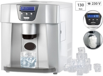 Rosenstein & Söhne, Rosenstein & Söhne Eiswürfelmaschine EWS-2100 mit Eiswürfelspender, Eiswürfelmaschine EWS-2100 mit Eiswürfelspender