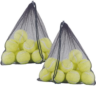 Speeron, Speeron 24er-Set Tennisbälle, 65 mm für Fortgeschrittene, gelb, mit Tragenetz, 24er-Set Tennisbälle, 65 mm für Fortgeschrittene, gelb, mit Tragenetz