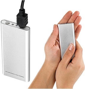 Infactory, infactory Aufladbarer Handwärmer mit USB-Ladefunktion, Aufladbarer Handwärmer mit USB-Ladefunktion