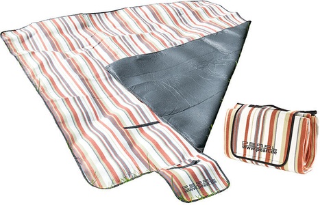 Pearl, Pearl Fleece-Picknick-Decke 200 x 175 cm, wasserabweisende Unterseite, Fleece-Picknick-Decke 200 x 175 cm, wasserabweisende Unterseite