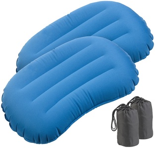 Semptec, Semptec Urban Survival Technology 2er-Set ultraleichte Reisekissen mit Tragetasche, schnell aufblasbar, 2er-Set ultraleichte Reisekissen mit Tragetasche, schnell aufblasbar