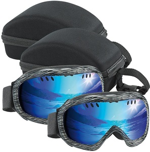 Speeron, Speeron 2er-Set Superleichte Hightech-Ski- & Snowboardbrillen inkl. Hardcase, 2er-Set Superleichte Hightech-Ski- & Snowboardbrillen inkl. Hardcase