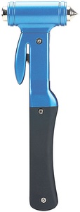 Lescars, Lescars 2in1-Notfall-Hammer mit integriertem Gurtschneider für Kfz, 2in1-Notfall-Hammer mit integriertem Gurtschneider für Kfz