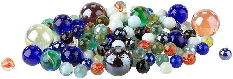 Playtastic, Playtastic Mega-Murmelpaket mit 1 kg Murmeln in verschiedenen Farben, 15 - 32 mm, Mega-Murmelpaket mit 1 kg Murmeln in verschiedenen Farben, 15 - 32 mm