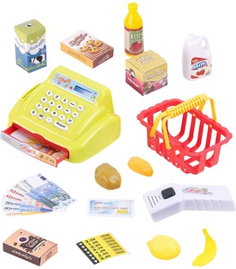 Playtastic, Playtastic 25-teiliges Kaufladen-Set für Kinder, Kassensystem, LED-Licht & Sound, 25-teiliges Kaufladen-Set für Kinder, Kassensystem, LED-Licht & Sound