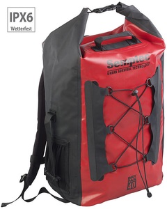 Semptec Urban Survival Technology, Semptec Urban Survival Technology Wasserdichter Trekking-Rucksack aus LKW-Plane, 40 Liter, IPX6, Wasserdichter Trekking-Rucksack aus LKW-Plane, 40 Liter, IPX6