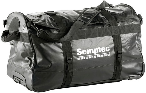 Semptec Urban Survival Technology, Semptec Urban Survival Technology 2in1-Trolley-Reisetasche aus reissfester Lkw-Plane, 100 l, 2in1-Trolley-Reisetasche aus reissfester Lkw-Plane, 100 l
