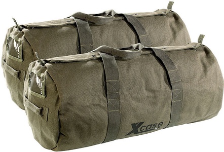 Xcase, Xcase 2er-Set Canvas-Sport- und Reisetaschen mit Tragegriff, je 70 Liter, 2er-Set Canvas-Sport- und Reisetaschen mit Tragegriff, je 70 Liter