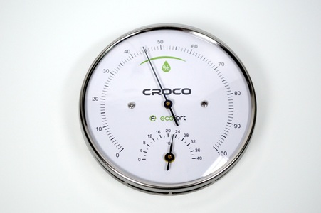 ecofort, ecofort Croco Hygrometer, ecofort ecoQ ecofort Croco Hygrometer (präziser Haarhygrometer)