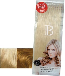Balmain, Balmain Fill-In Extensions Value Pack Natural Straight, BALMAIN - Value Pack 614/23 Natural Straight 40cm natbl/extligoldbl 50Echt.Fill-In, One Size, golden