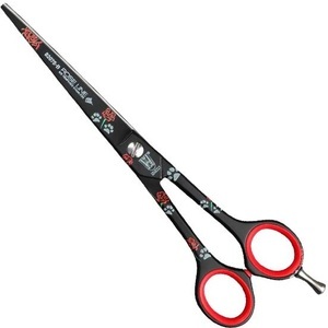 Witte, Witte Rose Line Hundeschere Pfote 7,5´´ Black, 