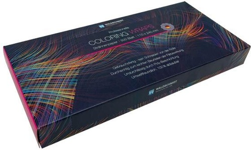 Bhk, BHK Coloring Wraps Strähnenpapier, Coloring Wraps Strähnenpapier 500 Stück lang