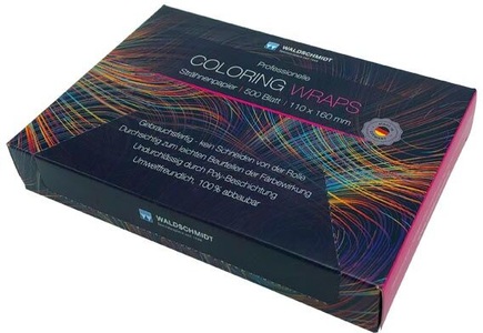 Bhk, BHK Coloring Wraps Strähnenpapier, Coloring Wraps Strähnenpapier 500 Stück kurz