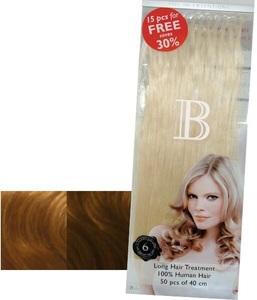 Balmain, Balmain Fill-In Extensions Value Pack Natural Straight, BALMAIN - Value Pack 25/27 Natural Straight 40cm seligolbl/mibeibl 50Echt.Fill-In, One Size, golden