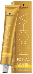 Schwarzkopf Prof., Schwarzkopf Prof. Igora Royal Age Blend 6-07 Dunkelblond Natur Kupfer 60ml, Schw. Igora Royal AB 6-07 dunkelblond