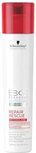 Schwarzkopf, Schwarzkopf Professional BC Bonacure Repair Rescue Deep Nourishing Shampoo 250ml (8.5oz), Einweghandschuhe 100 Stück Weiss S 100 Stück Weiss