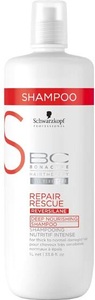 Schwarzkopf, Schwarzkopf BONACURE Repair Rescue Reversilane Deep Nourishing Shampoo, Einweghandschuhe 100 Stück Weiss L 100 Stück Weiss