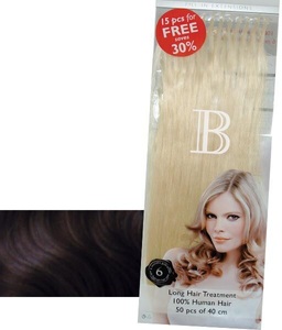 Balmain, Balmain Fill-In Extensions Value Pack Natural Straight, Balmain Value Pack 2 Natural Straight 40cm 50St. Echthaar Fill-In Extensions