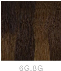 Balmain, Balmain Tape Extensions + Clip-Strip 40 cm, Balmain Tapeextensions 40cm 6 g.8G Dark Gold Blond 2 Stück