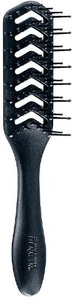 Denman, Denman Bürste Hyflex Vent D200, Denman Ventbürste D3 7-reihig Schwarz