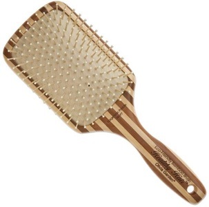 Olivia Garden, Olivia Garden Healthy Hair Bambus Large Ionic Paddle HH-P7, Olivia Garden Bamboo Touch Nylon Entwirrungsbürste L