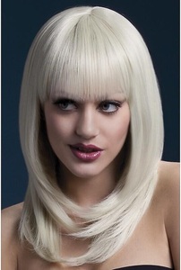 Smiffy's, Smiffy's Fièvre, Tanja TIG, Fever Tanja Blonde Perücke, Blond - Amorana