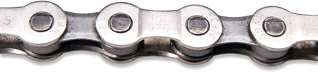 SRAM, SRAM PC 971 9-fach Kette // 114 Glieder Silber, SRAM Chain PC-971 9SP Velokette