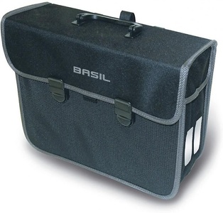 Basil, Basil Borsa confezione singola Basil Malaga Nero, Basil Gepäckträgertasche »BASIL MALAGA Aktenkoffer schw.«