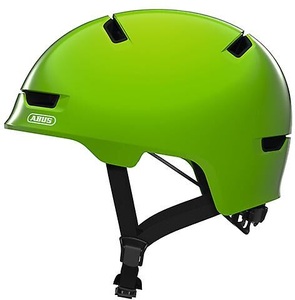 ABUS, Abus Casque de vélo abus scraper kid 3.0 / / brillant vert, Abus Velohelm Scraper 3.0 Kid - Shiny Green (Grösse: M (54-58 cm))