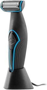InnovaGoods, InnovaGoods - Körperrasierer für Männer mit verlängerbarem Griff - Schwarz, Körper-Epilierer für IHN