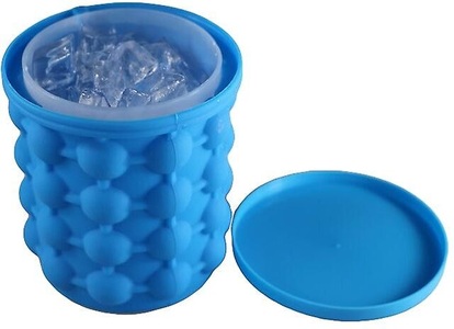 eStore, eStore 40 Bit Eiskappe/Ishink aus Silikon mit luftdichtem Deckel, Eisbox / Eiskübel mit 40 Würfeln aus Silikon luftdichtem Deckel, Esszimmer, One Size