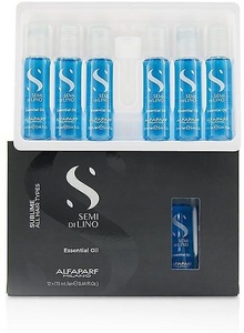 Alfaparf, AlfaParf Semi Di Lino Sublime Essential Oil (All Hair Types) 12x13m..., ALFAPARF MILANO Semi di Lino ALFAPARF MILANO Semi di Lino Sublime Essential Oil haaroel 156.0 ml