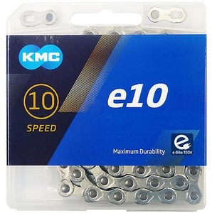 Kmc, KMC Catena KMC e10 10 speed bike (bici) / / 122 link Argento, KMC Velokette e10, 10-Gang