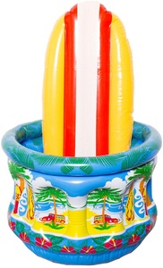 Folat, Folat Beer cooler planche de surf gonflable décoration refroidisseur plag..., Folat Aufblasbares Accessoire Surfbrett Cooler Mehrfarbig