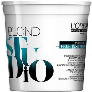 LOreal Blond Studio Range, LOreal Blond Studio Range 350g de poudre de L'Oréal Professionnel Studio Blond Techniques à m..., L'Oréal Professionnel Blond Studio 6-Freehand Techniques Powder - 350g