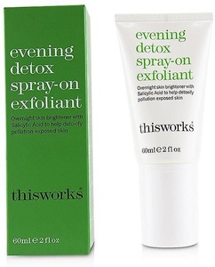 This works, This Works Ce travail soirée Detox Spray-on exfoliant 60ml/2oz, 