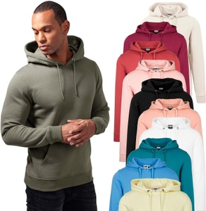 Urban Classics, Urban classics - felpa con cappuccio Felpa basic, URBAN CLASSICS - Kapuzenpullover urban Classic Terry basic, für Herren, Olivegrün, Größe L