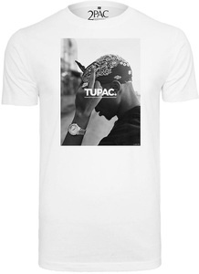 Mister Tee, Mister Tee Merchcode shirt - 2PAC WORLD white, Mister Tee T-Shirt | Weiss + Schwarz | Herren | L
