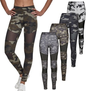 Urban Classics, Urban Classics Ladies - TECH MESH Fitness Leggings tarn camo Dark C..., URBAN CLASSICS - gestrickte leggings für en camo tech, XXXL