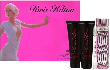 Paris Hilton, Paris Hilton by Paris Hilton Gift Set -- 3.4 oz Eau de Parfum Spray + 3 oz Body Lotion + 3 oz Shower Gel + .34 oz Mini EDP Spray, Paris Hilton by Paris Hilton Gift Set -- 3.4 oz Eau de Parfum Spray + 3 oz Body Lotion + 3 oz Shower Gel + .34 oz Mini EDP Spray