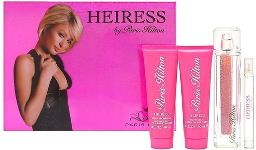 Paris Hilton, Paris Hilton Heiress by Paris Hilton Gift Set -- 3.4 oz Eau de Parfum Spay + .34 oz Mini EDP Pen Spray + 3 oz Body Lotion + 3 oz Shower Gel, Paris Hilton Heiress by Paris Hilton Gift Set -- 3.4 oz Eau de Parfum Spay + .34 oz Mini EDP Pen Spray + 3 oz Body Lotion + 3 oz Shower Gel