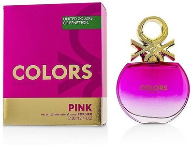 BENETTON, Colors Pink by Benetton Eau de Toilette Spray 80 ml, 
