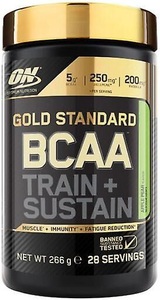 Protein, Optimum Nutrition BCAA Pulver 266g Apple & Pear, Gold Standard BCAA Train&Sustain - 266g - Apfel-Birne